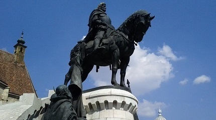 Statue of king Matthias Corvinus