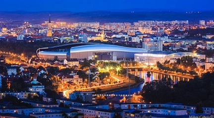 View of the Cluj Arena stadium